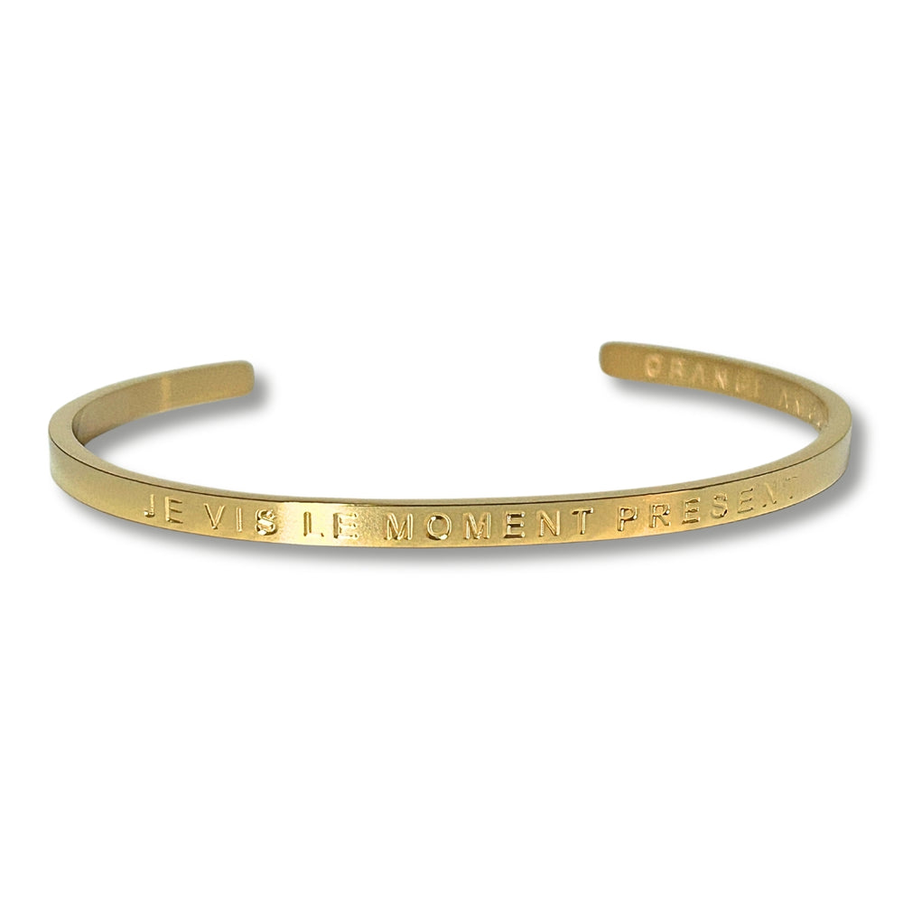 
                  
                    New Gold ⎮ Bracelet Mantra Plaqué Or
                  
                