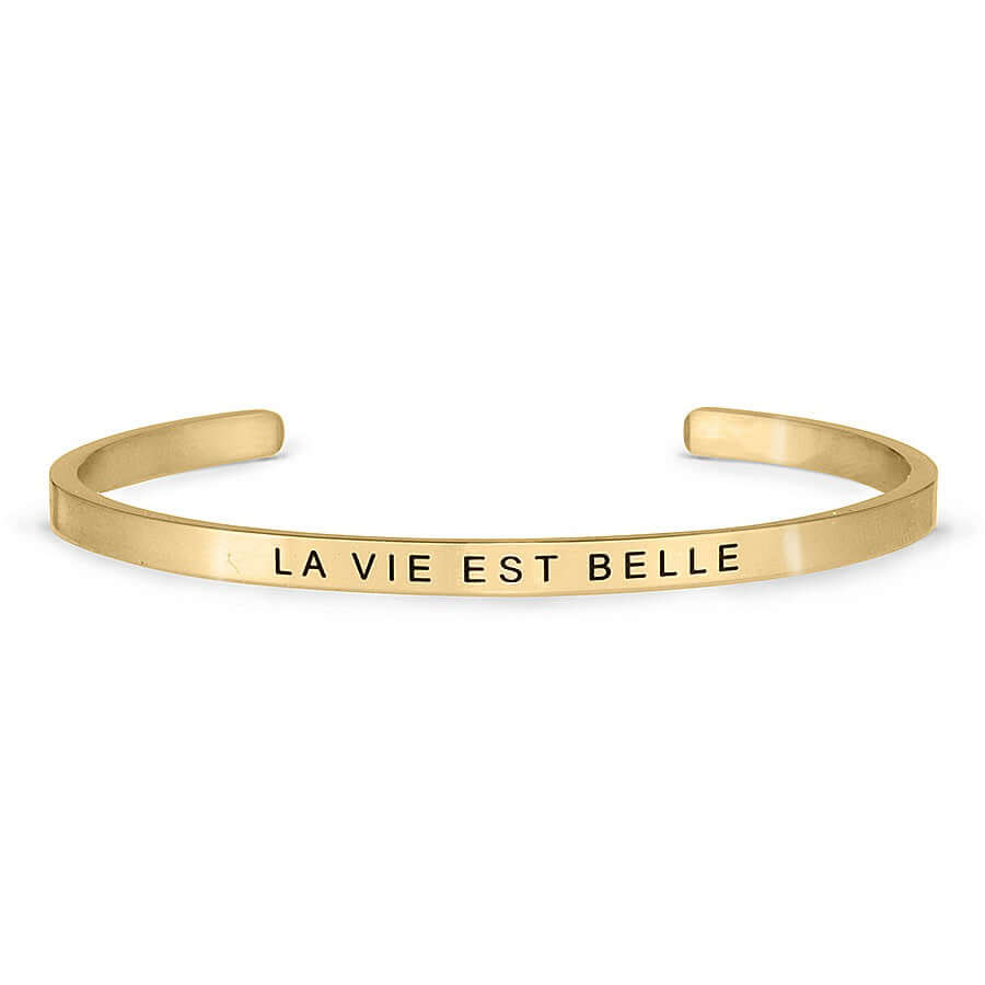 
                  
                    #Bracelet# - #New Matt Gold# - #LA VIE. EST BELLE# - #ORANGE AMOUR# 
                  
                