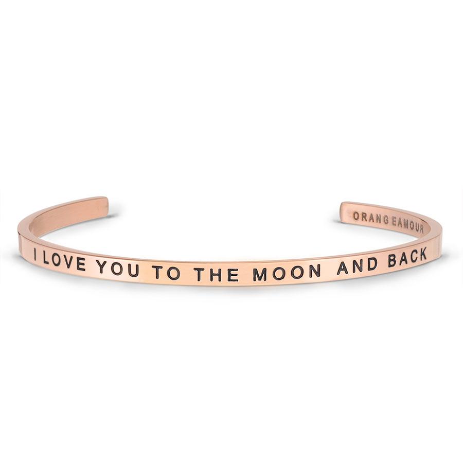 
                  
                    #Bracelet# - #New Rose Gold# - #I LOVE YOU TO THE MOON AND BACK# - #ORANGE AMOUR# 
                  
                