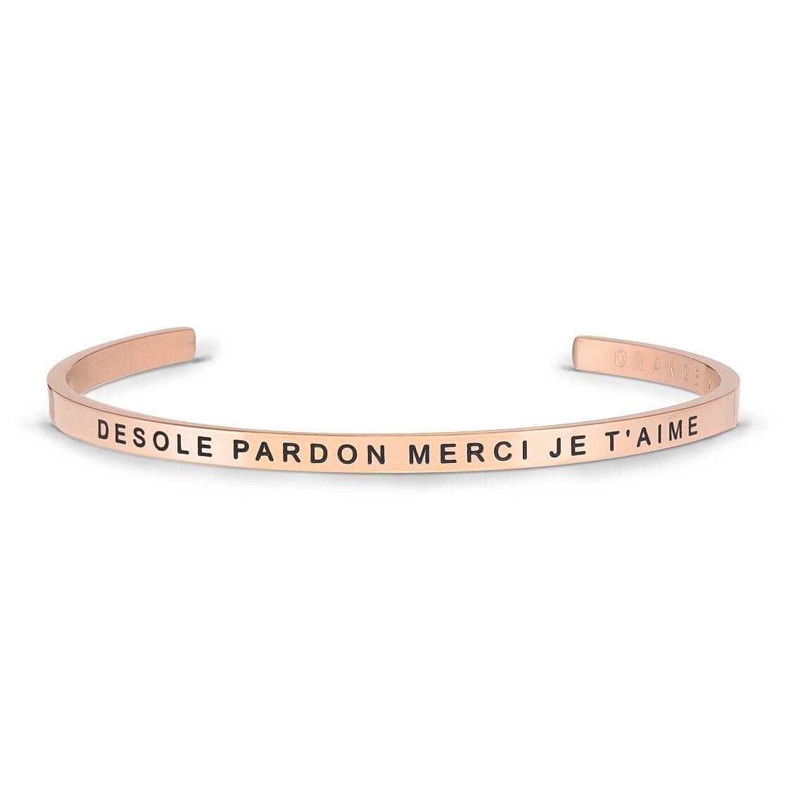 
                  
                    #Bracelet# - #New Rose Gold# - #DESOLE PARDON MERCI JE T'AIME# - #ORANGE AMOUR# 
                  
                