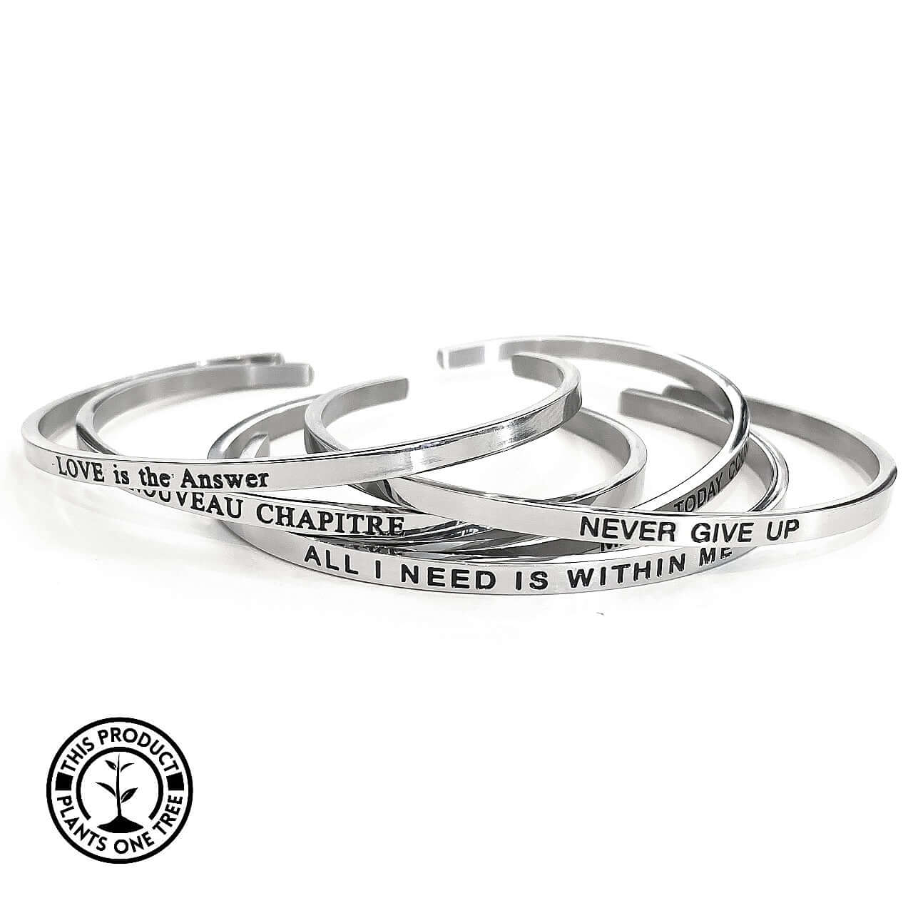 #Bracelets# - #New Silver# - #ORANGE AMOUR#